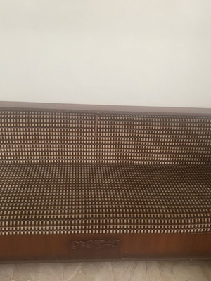 Sofa bed with storage used
