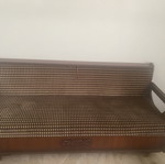 Sofa bed with storage used