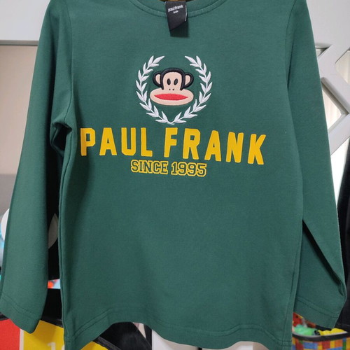 Paul Frank Alouette kids shirt size 4 like new, green
