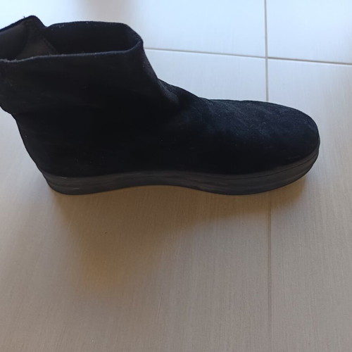 Keep Fred ankle boots new, black platform velvet