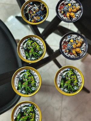 Marvel Tazos lot used