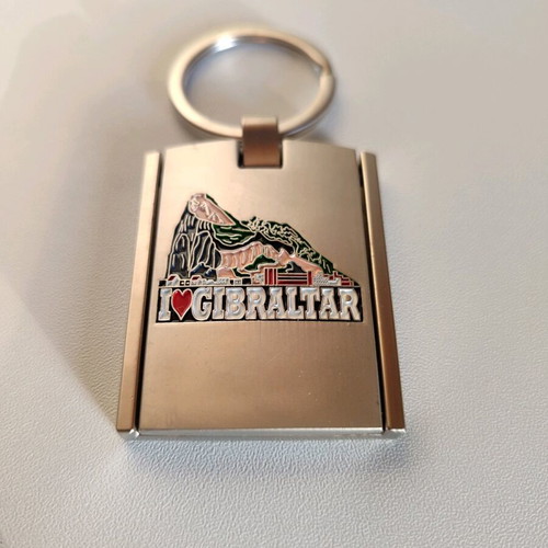 Collectible keychains travel set new, London phone box Gibraltar globe