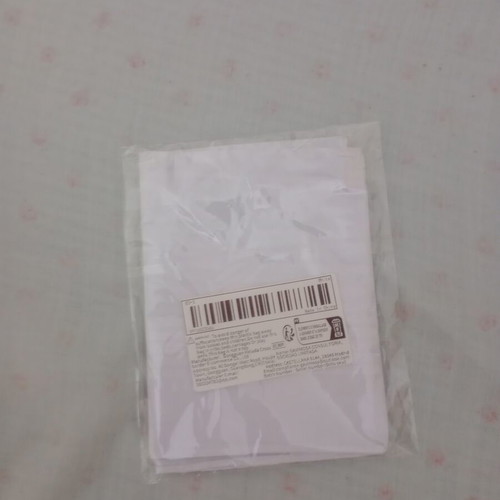 Men's handkerchief for suit or pocket, new, white