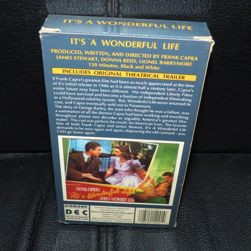 Its A Wonderful Life videocassette used