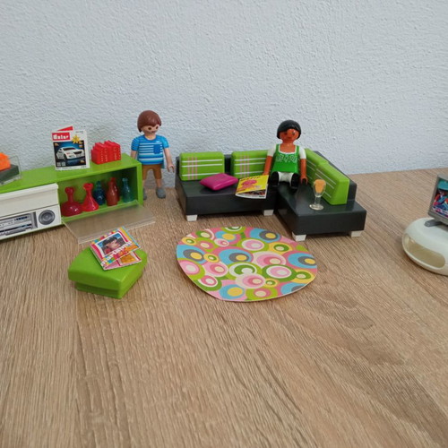Playmobil City Life Living Room Set used
