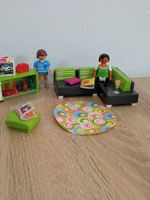 Playmobil City Life Living Room Set used