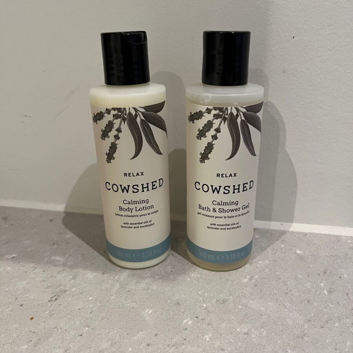 Cowshed Relax Calming Bath & Shower Gel and Body Lotion 100ml new