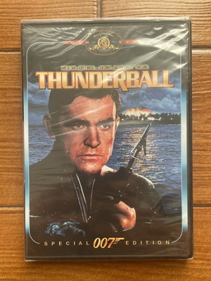 James Bond Thunderball DVD new, special 007 edition with Greek subtitles