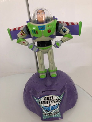 Toy Story Buzz Lightyear vintage figural bank 1995 used