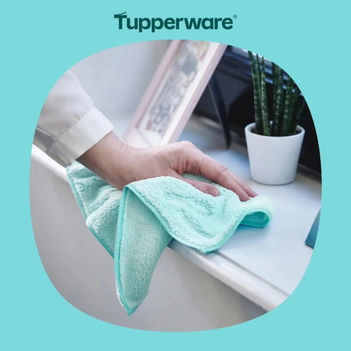 Tupperware dusting cloth set new, 2 pieces