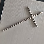 Gold cross 585 new, 3cm width, 6cm height, 3.60g