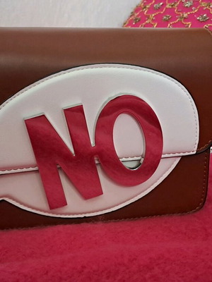 Zara No Crossbody Bag like new, brown and white vegan leather