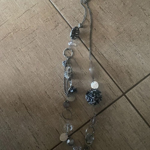 Necklace gray like new