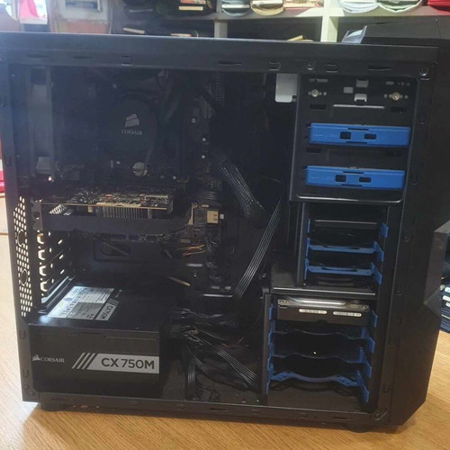 Desktop computer Intel Core i5-4560 16 GB RAM 120 GB SSD 500 GB HDD GTX1050 Ti like new