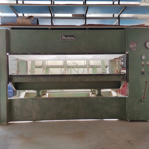 Woodworking press used heated hydraulic Manni 2500x1300