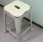 Industrial style stool unused