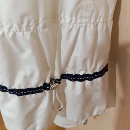 Concept women's jacket white with blue details like new