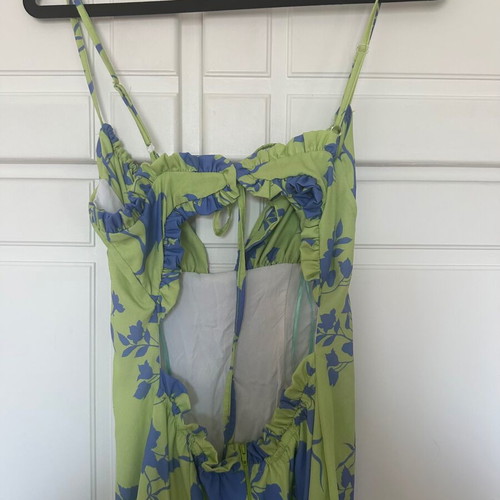 Benissimo floral dress unused, size M, green and turquoise