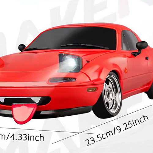 LDRC RC Drift 1/18 Mazda MX-5 remote control car with gyroscope like new