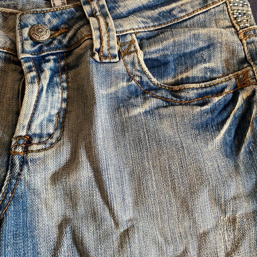 Jeans capri pants worn slightly, size 38