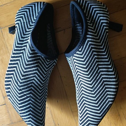 Γόβες ζιγκ ζαγκ ριγέ Zara σαν… - € 10,00 - Vendora.gr