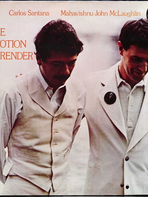 Love Devotion Surrender LP used, jazz by Carlos Santana and Mahavishnu John McLaughlin