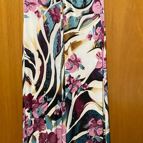 Floral Maxi Backless Dress Freestyle like new, colorful