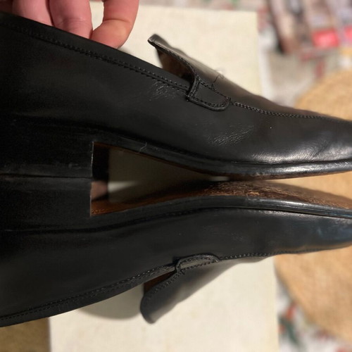 Giammario men's shoes scarpinia/moccasins used, size 45, black