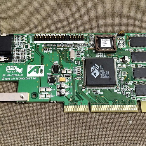 ATI 3D Rage IIC AGP graphics card like new