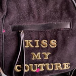 Juicy Couture mini backpack velour like new