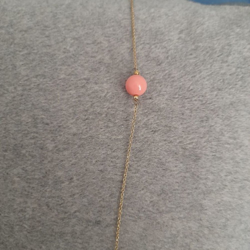 Anna Maria Mazaraki bracelet used with pink bead