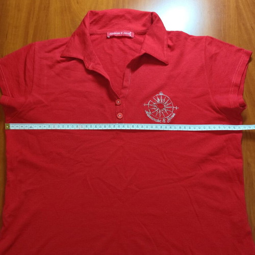 Alexander & Jacob Women's Red Polo Shirt XL like new