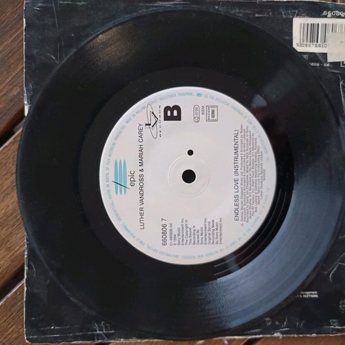 Mariah Carey Endless Love 45 RPM vinyl single like new, pop