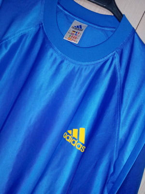 Adidas training jersey like new, size large, blue