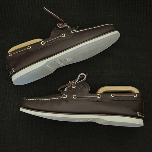 Timberland Boat 74035 leather men's shoes, size 45, brown
