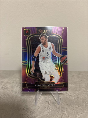 Rudy Fernandez Purple 2025-26 Panini Select EuroLeague Card new