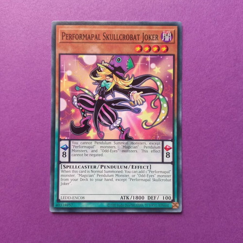 Performapal Skullcrobat Joker (1st Edition) Yu-Gi-Oh! Card like new