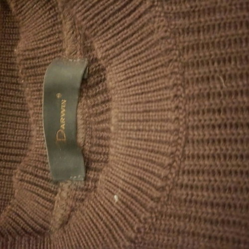 Darwin men's knitted sweater like new, size M, brown