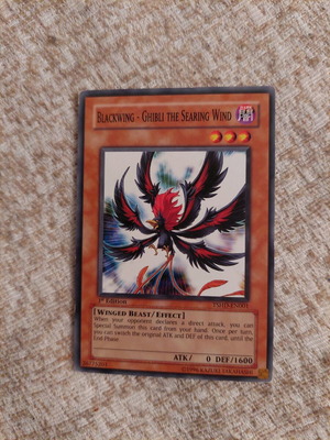 Yu-Gi-Oh Blackwing Ghibli the Searing Wind used