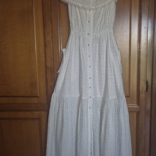 Zini Broderie Dress like new, size 38, white