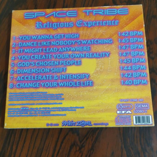 Space Tribe Religious Experience CD like new, electronic music