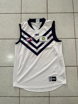Authentic Fremantle Dockers AFL ISC jersey used, size 3XL