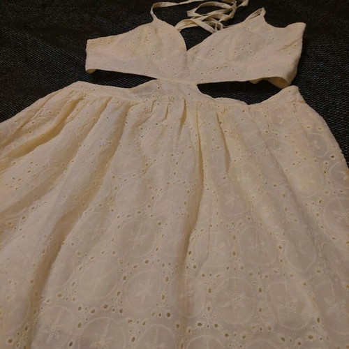 Fullah Sugah summer dress new, midi, yellow, size Medium