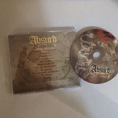 Absurd Blutgericht CD 2010 metal album