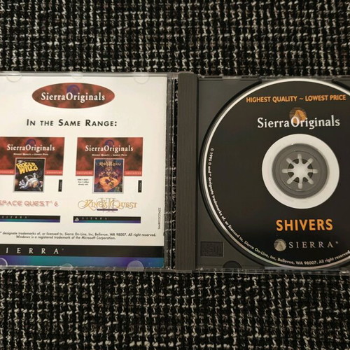 Shivers PC Game 1995 σαν καινούργιο, adventure