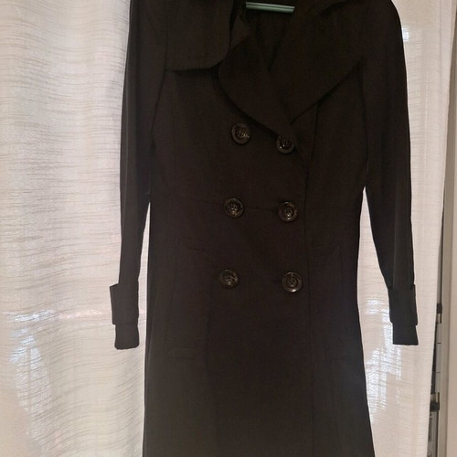 Zara black capartina like new, missing belt, size M