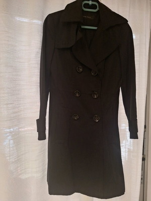 Zara black capartina like new, missing belt, size M