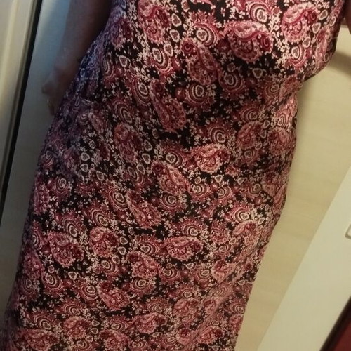 Women's dresses 2 pieces like new, red and multicolor