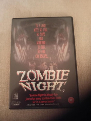 DVD Zombie Night σαν καινούργιο, τρόμου, θρίλερ χωρίς ελληνικούς υπότιτλους