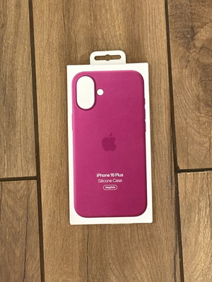 Θήκη iPhone 16 Plus καινούργια, ροζ σιλικόνη Apple